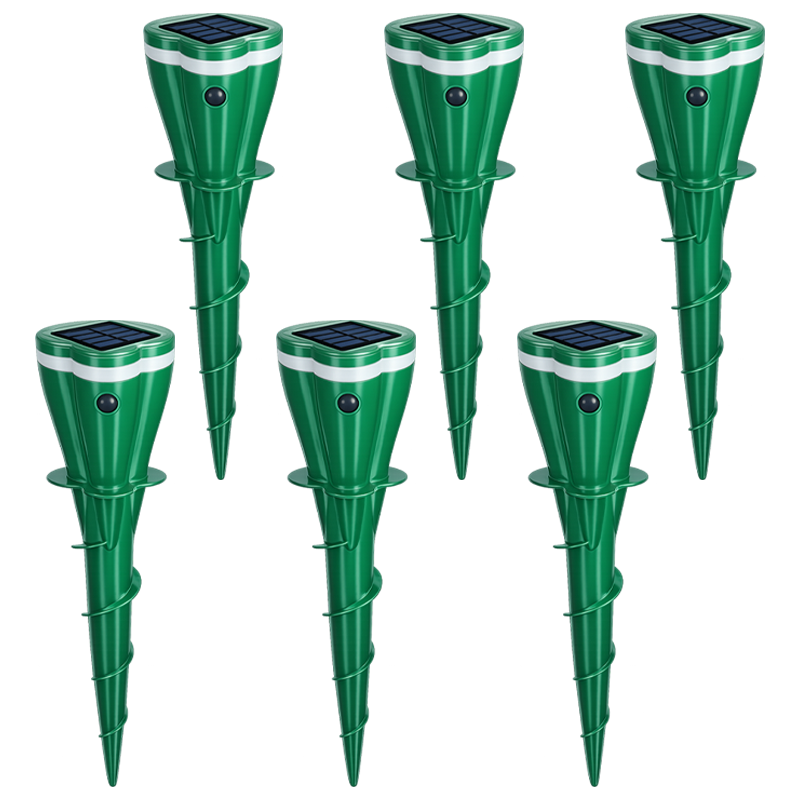🔥Hot Sale 50% OFF☘️KUBOZN® Solar Powered Waterproof Screw Mole Repellent