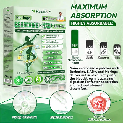 ✅𝗢𝗳𝗳𝗶𝗰𝗶𝗮𝗹 𝗦𝘁𝗼𝗿𝗲 | Healrize® 𝙈𝒐𝒓𝒊𝒏𝒈𝗮 · 𝗕𝗲𝗿𝗯𝐞𝐫𝐢𝐧𝙚 × 𝙉𝑨𝑫+ 𝟏𝟎-𝙞𝙣-1 𝘼𝒅𝒗𝒂𝒏𝒄𝒆𝐝 𝐍𝐚𝐧𝙤 𝙈𝙞𝙘𝙧𝙤𝙣𝒆𝒆𝒅𝒍𝐞 𝐏𝐚𝐭𝙘𝙝(𝗝𝘂𝘀𝘁 𝗼𝗻𝗰𝗲 𝗮 𝗱𝗮𝘆, 𝘃𝗶𝘀𝗶𝗯𝗹𝗲 𝗿𝗲𝘀𝘂𝗹𝘁𝘀 𝗶𝗻 𝟳 𝗱𝗮𝘆𝘀) (offer)