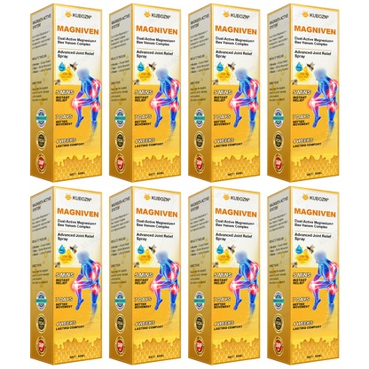 CA🏅  KUBOZN® MagniVen Magnesium & Bee Venom Joint Spray – 5 Min Relief · 7 Day Mobility · 4 Week Comfort