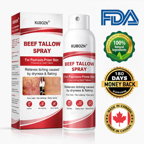 KUBOZN® Beef Tallow Spray for Itchy, Flaky Psoriasis Skin