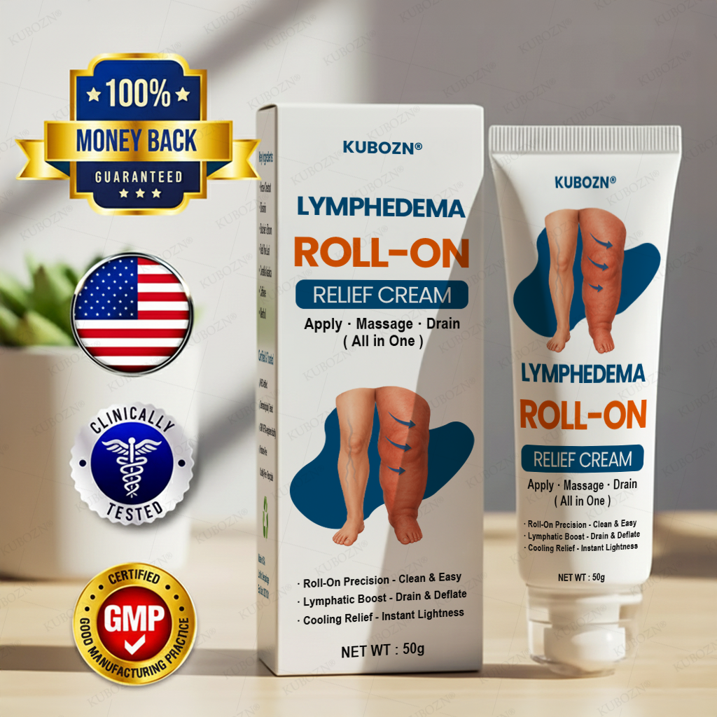 ✨KUBOZN® Roll-On Cream for Lymphatic Drainage & Swelling Relief