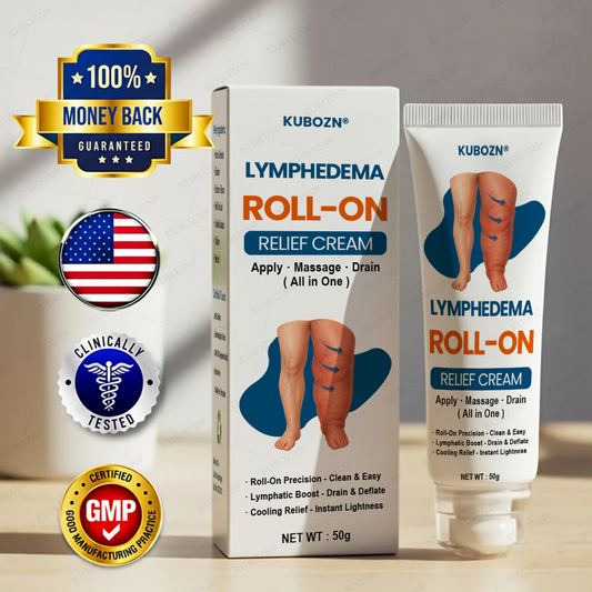 ✨KUBOZN® Roll-On Cream for Lymphatic Drainage & Swelling Relief