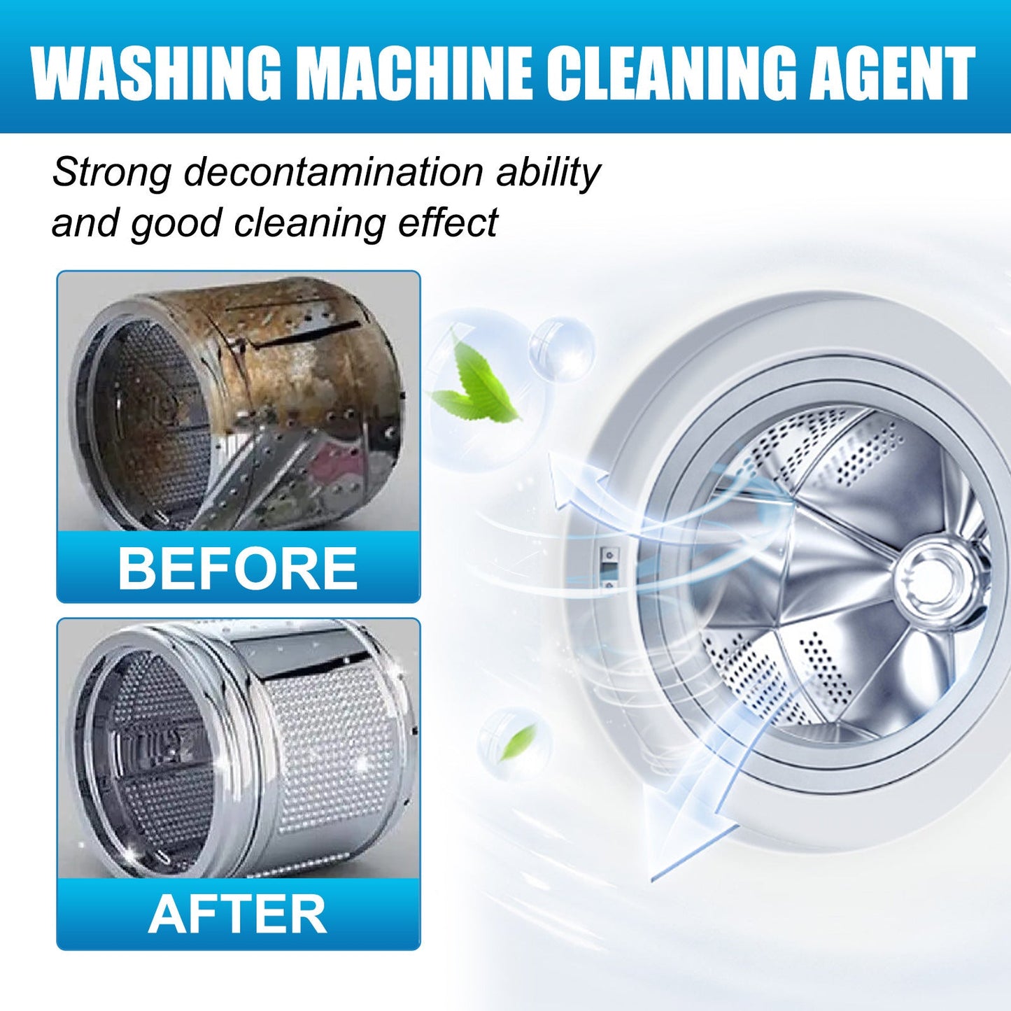 KUBOZN® 2025 Upgraded Washing Machine Cleaning Agent (12pcs Set)
