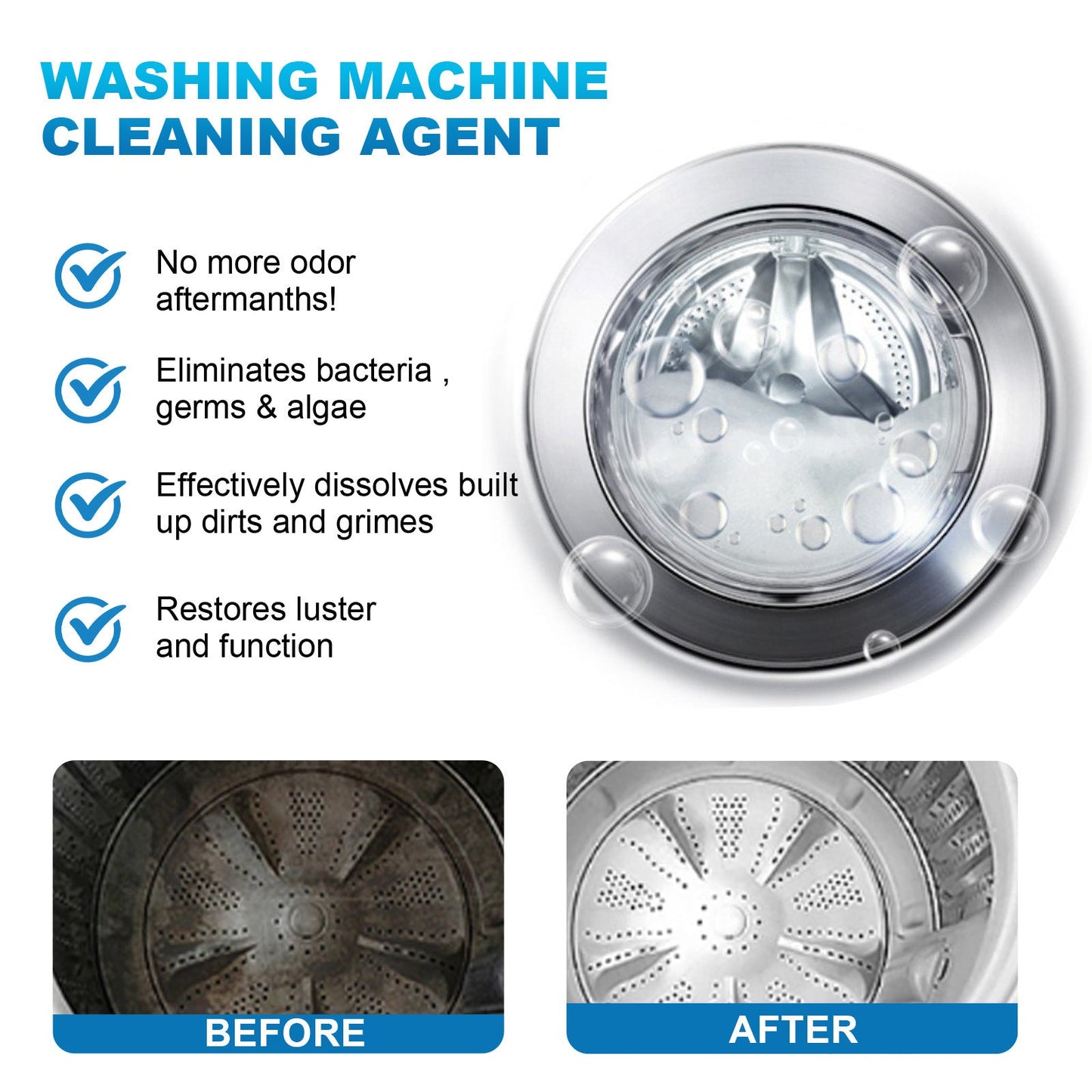 KUBOZN® 2025 Upgraded Washing Machine Cleaning Agent (12pcs Set)