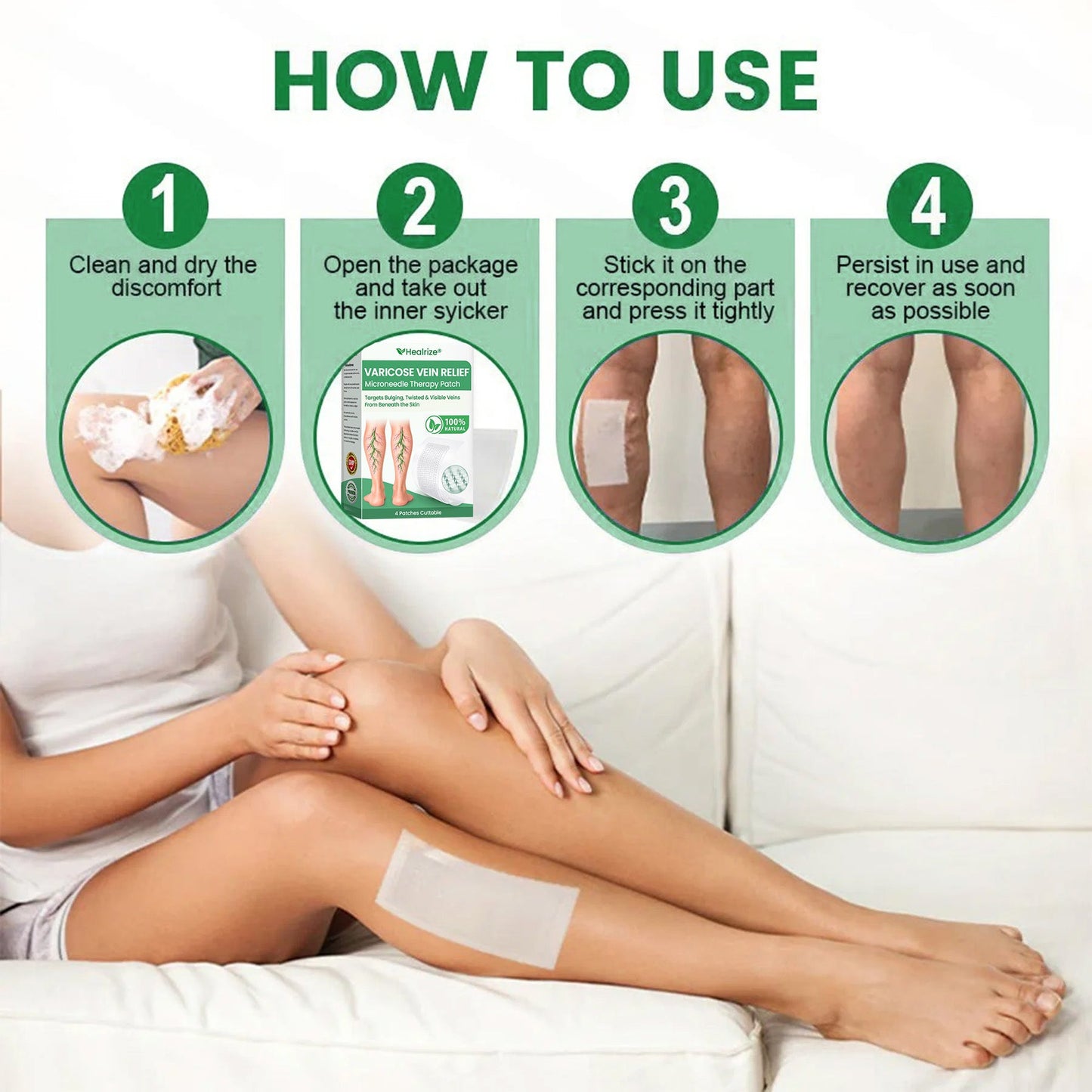 👨‍⚕️🔥Healrize® VeinEase Microneedle Care Patch⚡Instant Relief, Long-Term Results (offer)