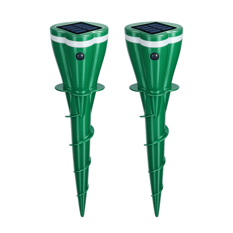 🔥Hot Sale 50% OFF☘️KUBOZN® Solar Powered Waterproof Screw Mole Repellent
