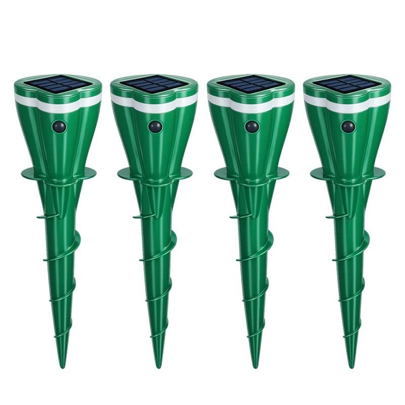 🔥Hot Sale 50% OFF☘️KUBOZN® Solar Powered Waterproof Screw Mole Repellent