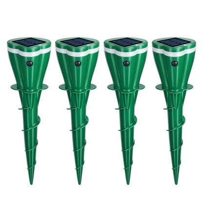 🔥Hot Sale 50% OFF☘️KUBOZN® Solar Powered Waterproof Screw Mole Repellent