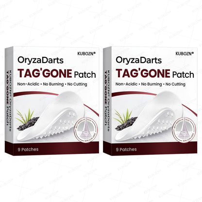 KUBOZN® OryzaDarts TAG’GONE Patch✨Pain-Free Root-Level Removal Powered by Black Rice MicroDarts. (offer)