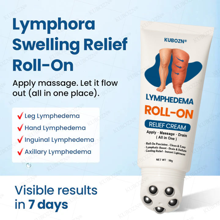✨KUBOZN® Roll-On Cream for Lymphatic Drainage & Swelling Relief