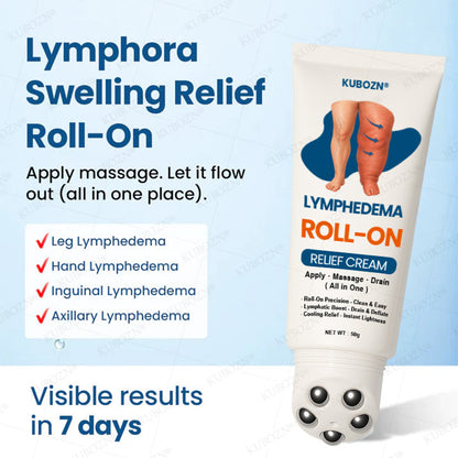✨KUBOZN® Roll-On Cream for Lymphatic Drainage & Swelling Relief