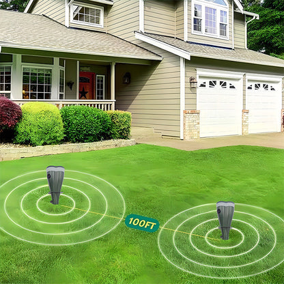 🔥Hot Sale 50% OFF☘️KUBOZN® Solar Powered Waterproof Screw Mole Repellent