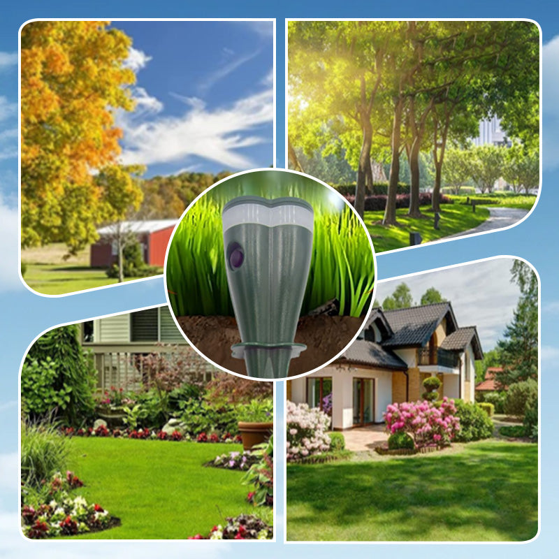 🔥Hot Sale 50% OFF☘️KUBOZN® Solar Powered Waterproof Screw Mole Repellent