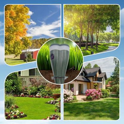 🔥Hot Sale 50% OFF☘️KUBOZN® Solar Powered Waterproof Screw Mole Repellent