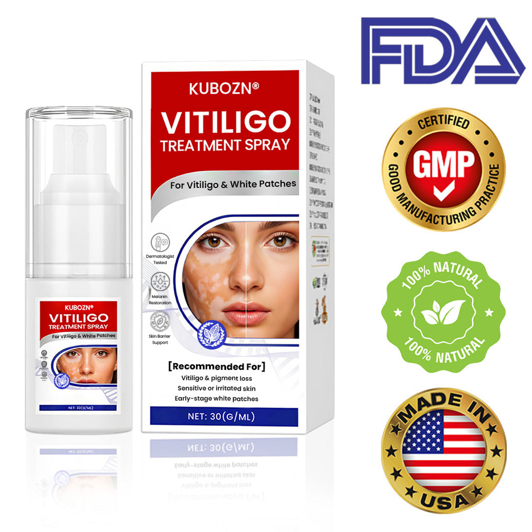 🌿KUBOZN® Vitiligo Repigmentation Spray — Visible Results in 7 Days, Steroid-Free